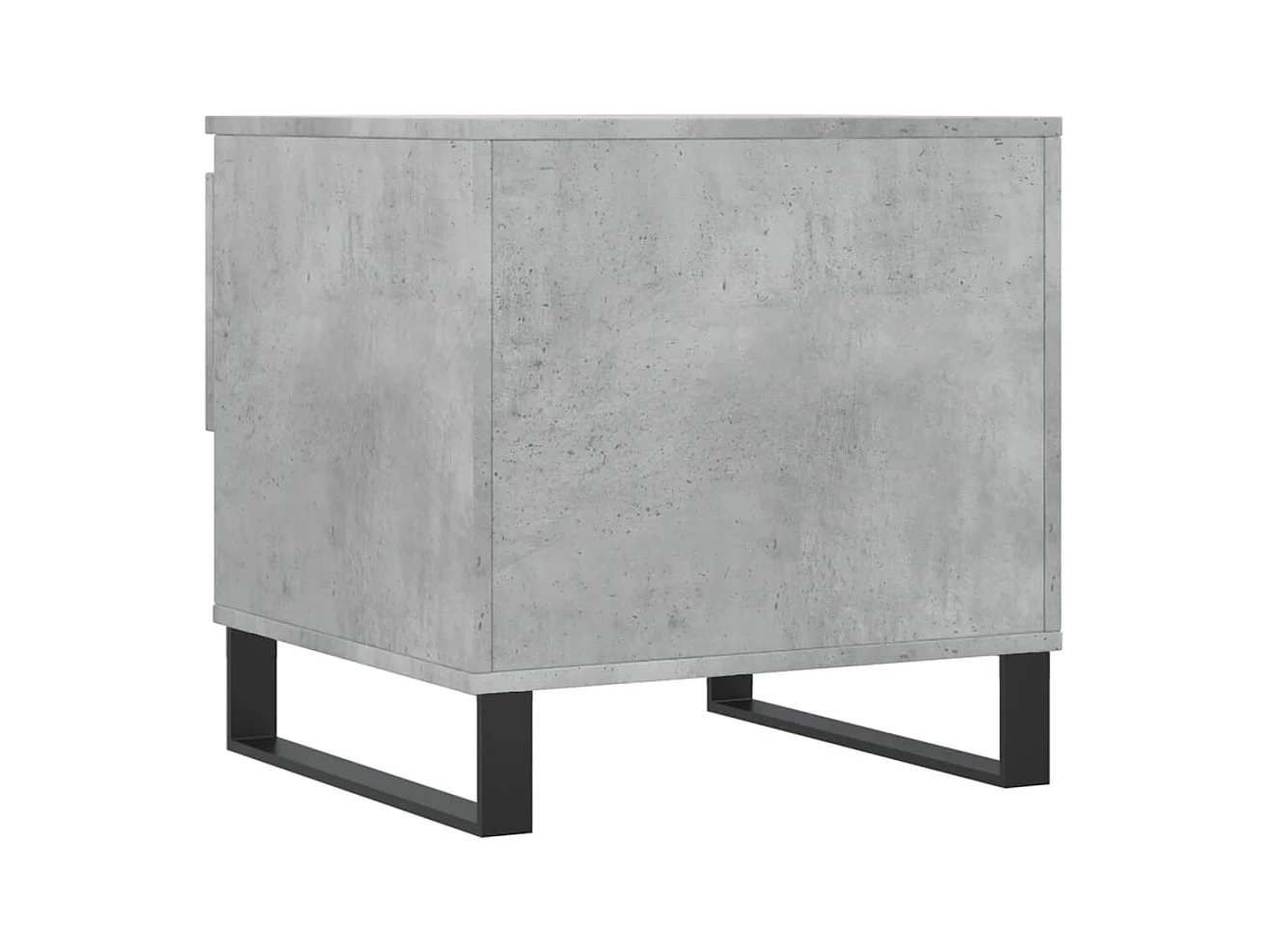 Salontafels 2 stuks betongrijs 50x46x50 cm bewerkt hout