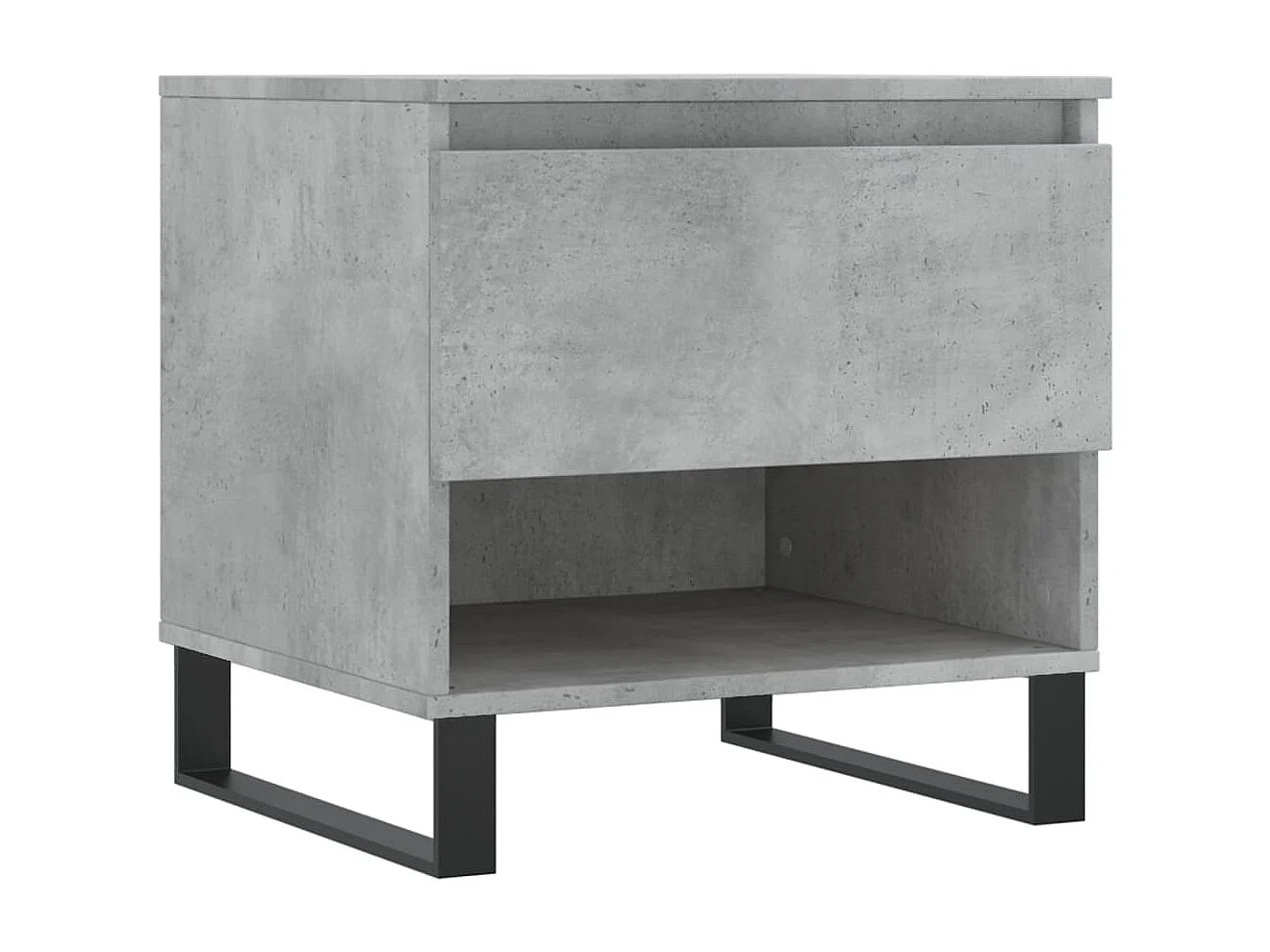 Tables basses 2 pcs gris béton 50x46x50 cm bois d'ingénierie