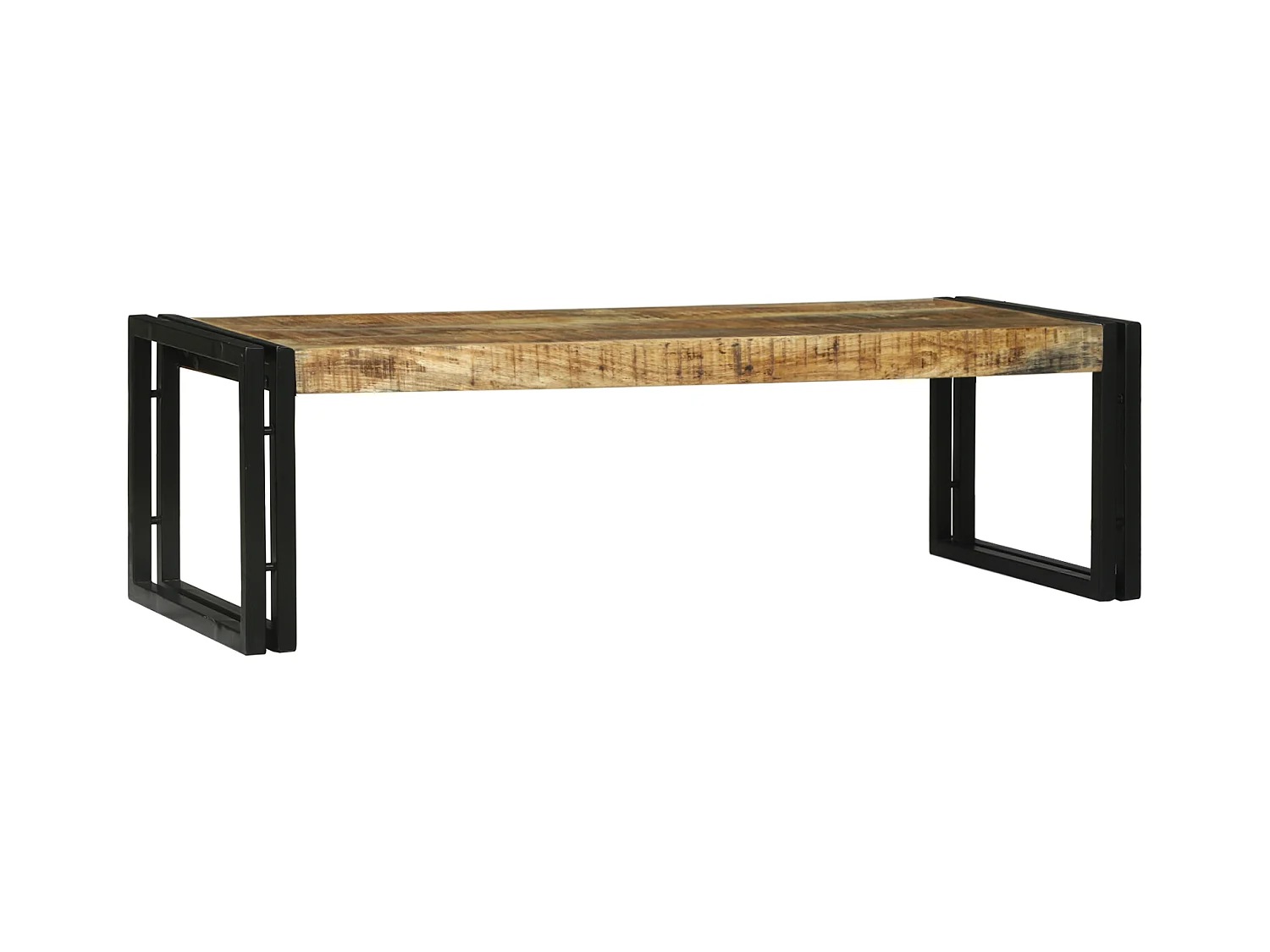 Ensemble de 2 Tables Basses en Bois Massif de Manguier