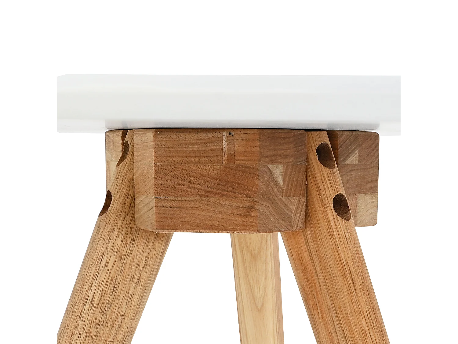 Juego de mesa de centro de nogal macizo y madera de ingeniería