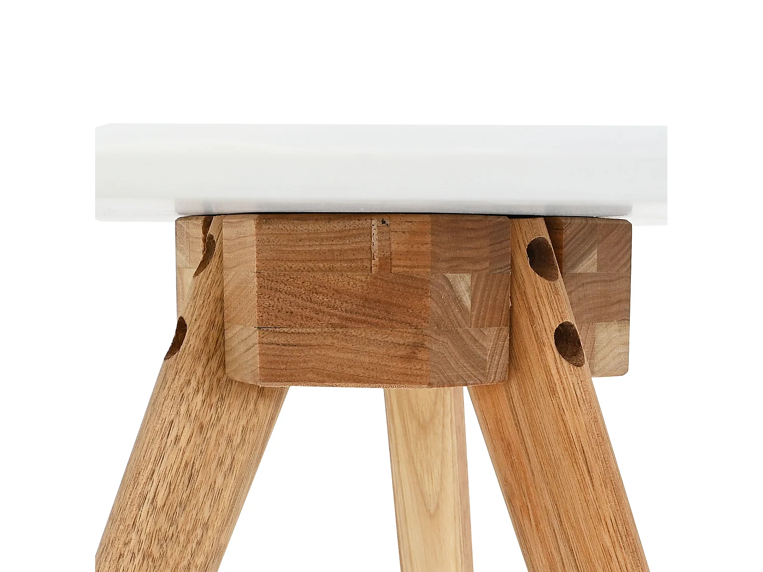 Juego de mesa de centro de nogal macizo y madera de ingeniería