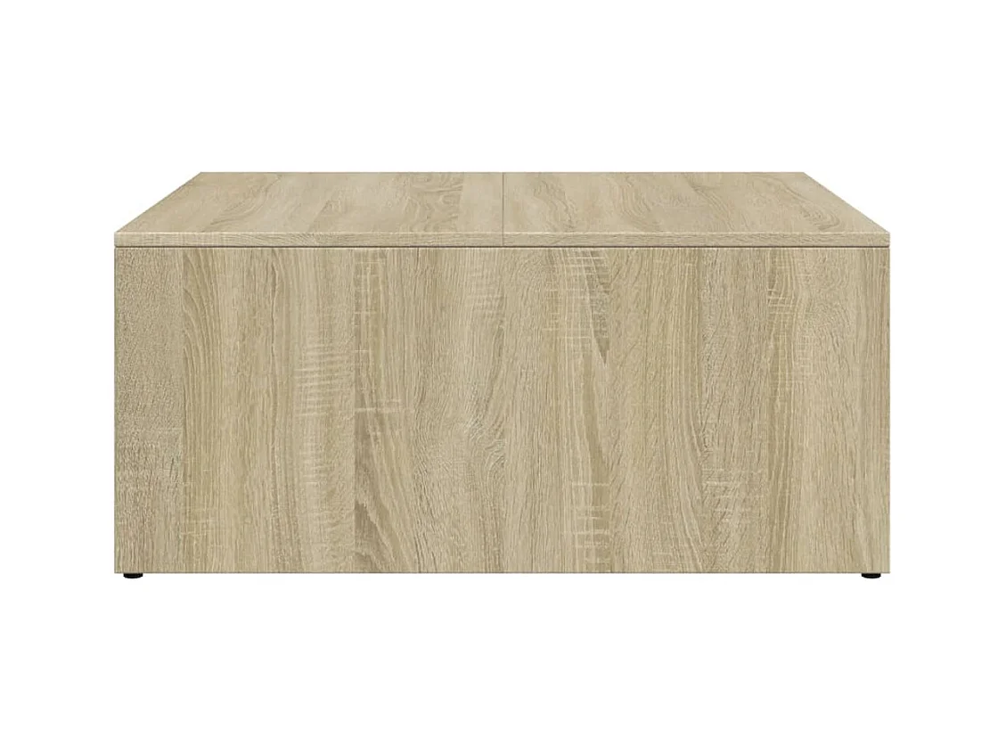 Tables basses gigognes 2 pcs chêne sonoma bois ingénierie métal