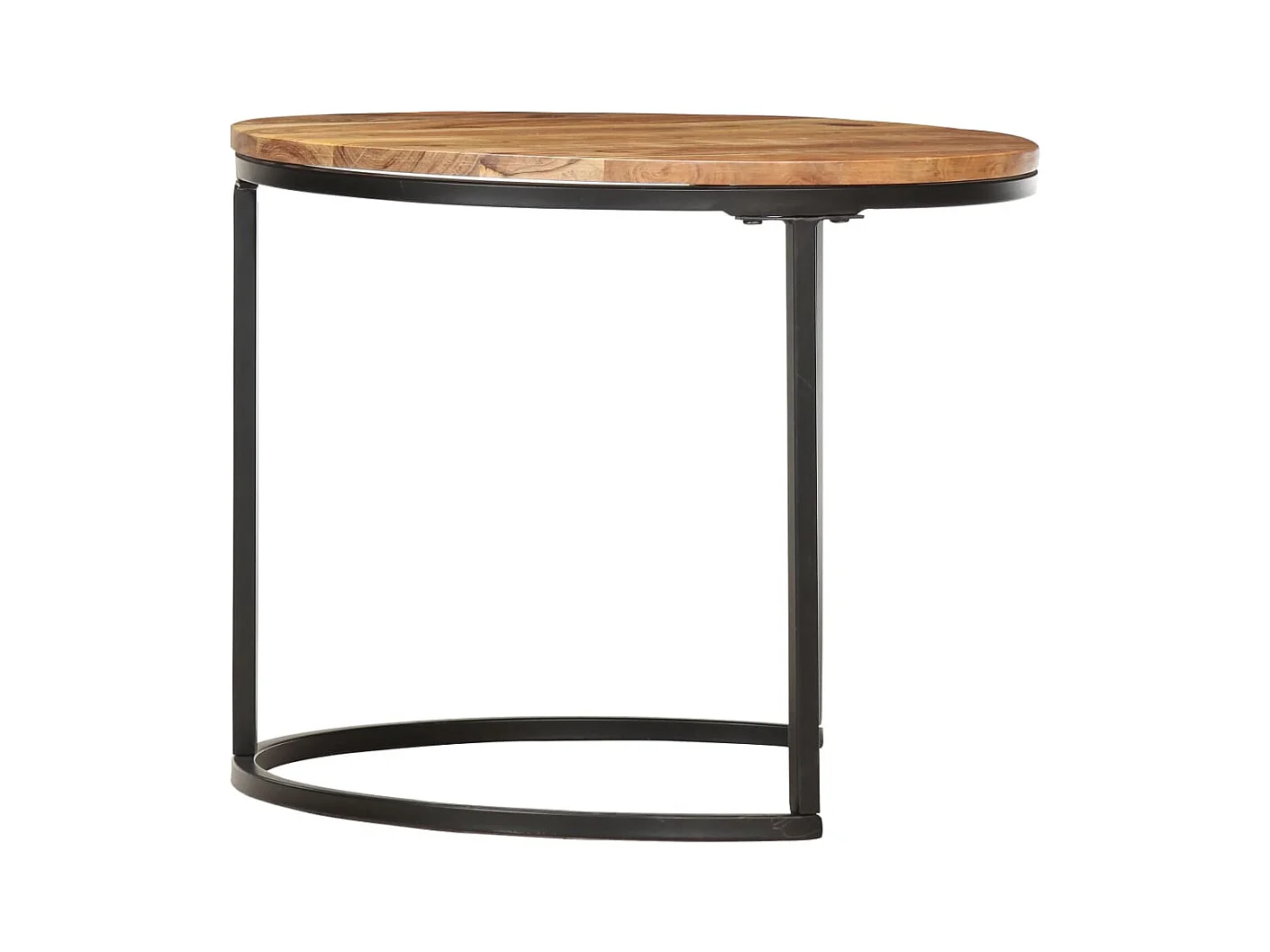 Tables gigognes 3 pcs Bois d'acacia massif