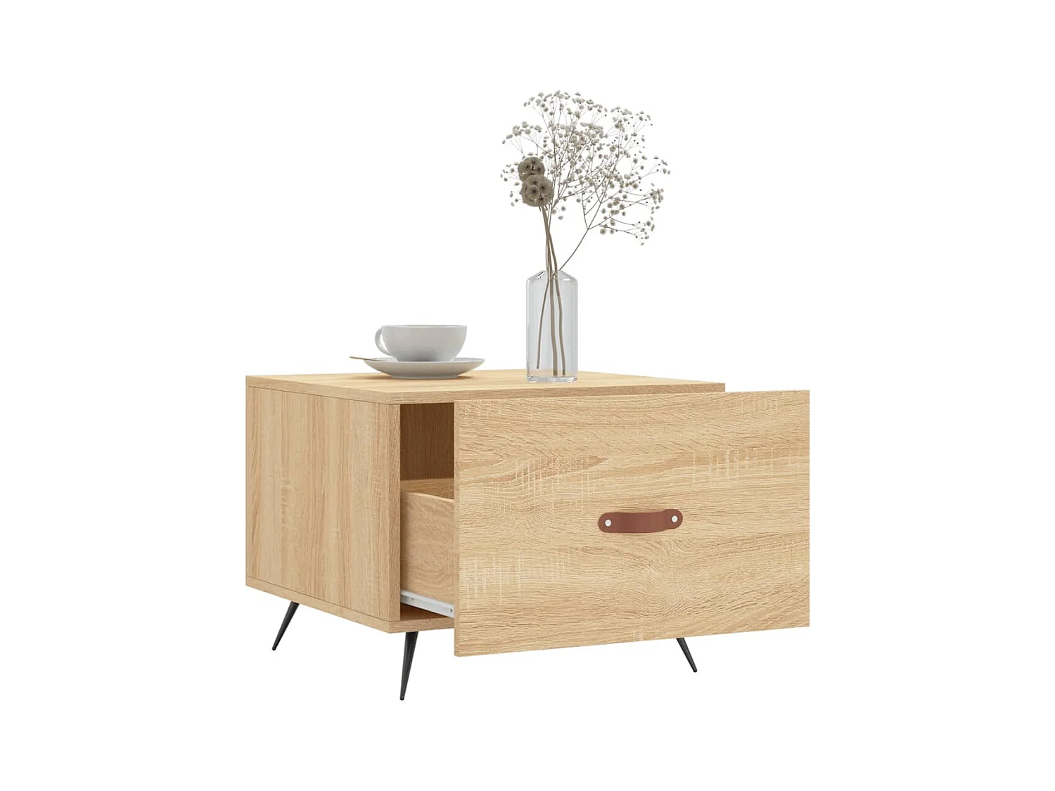 Tables basses 2 pcs chêne sonoma 50x50x40 cm bois d'ingénierie