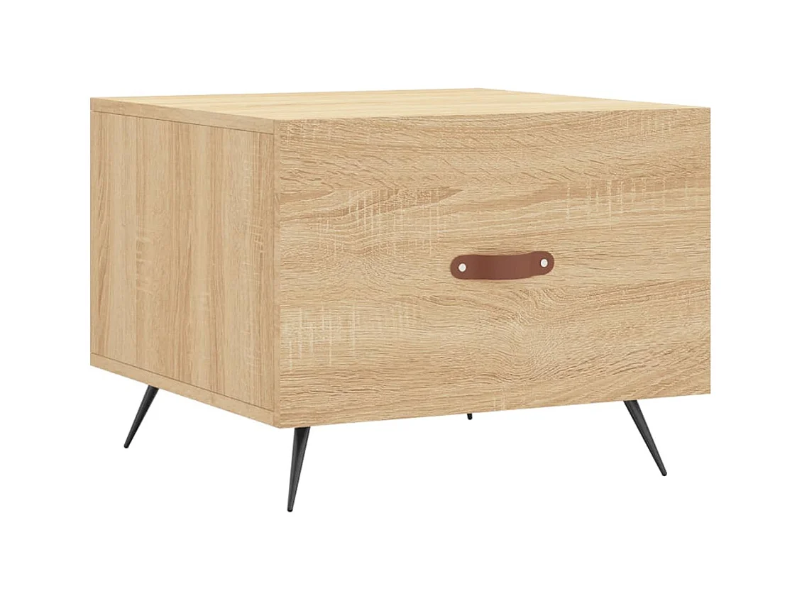Tables basses 2 pcs chêne sonoma 50x50x40 cm bois d'ingénierie