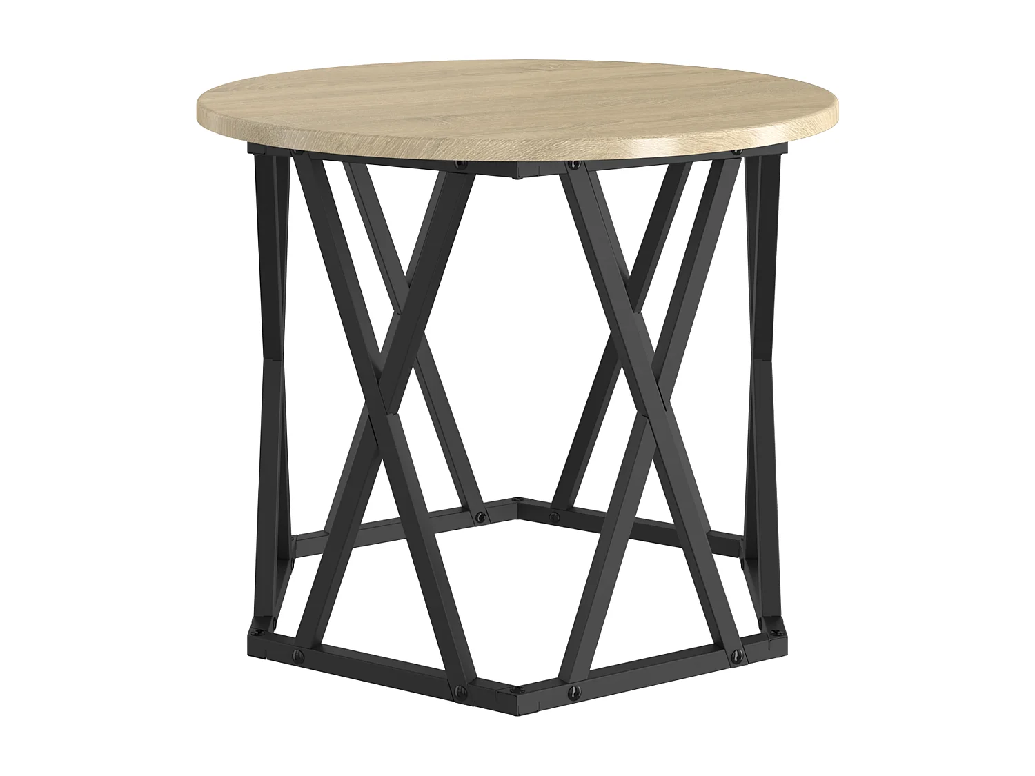 Tables d'appoint empilables 2 pcs Chêne Sonoma Bois reconstitué