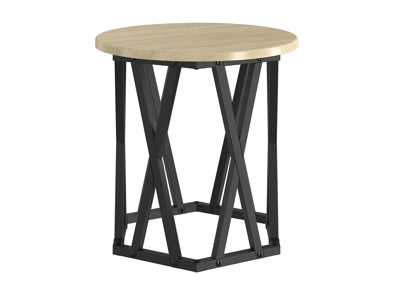 Tables d'appoint empilables 2 pcs Chêne Sonoma Bois reconstitué