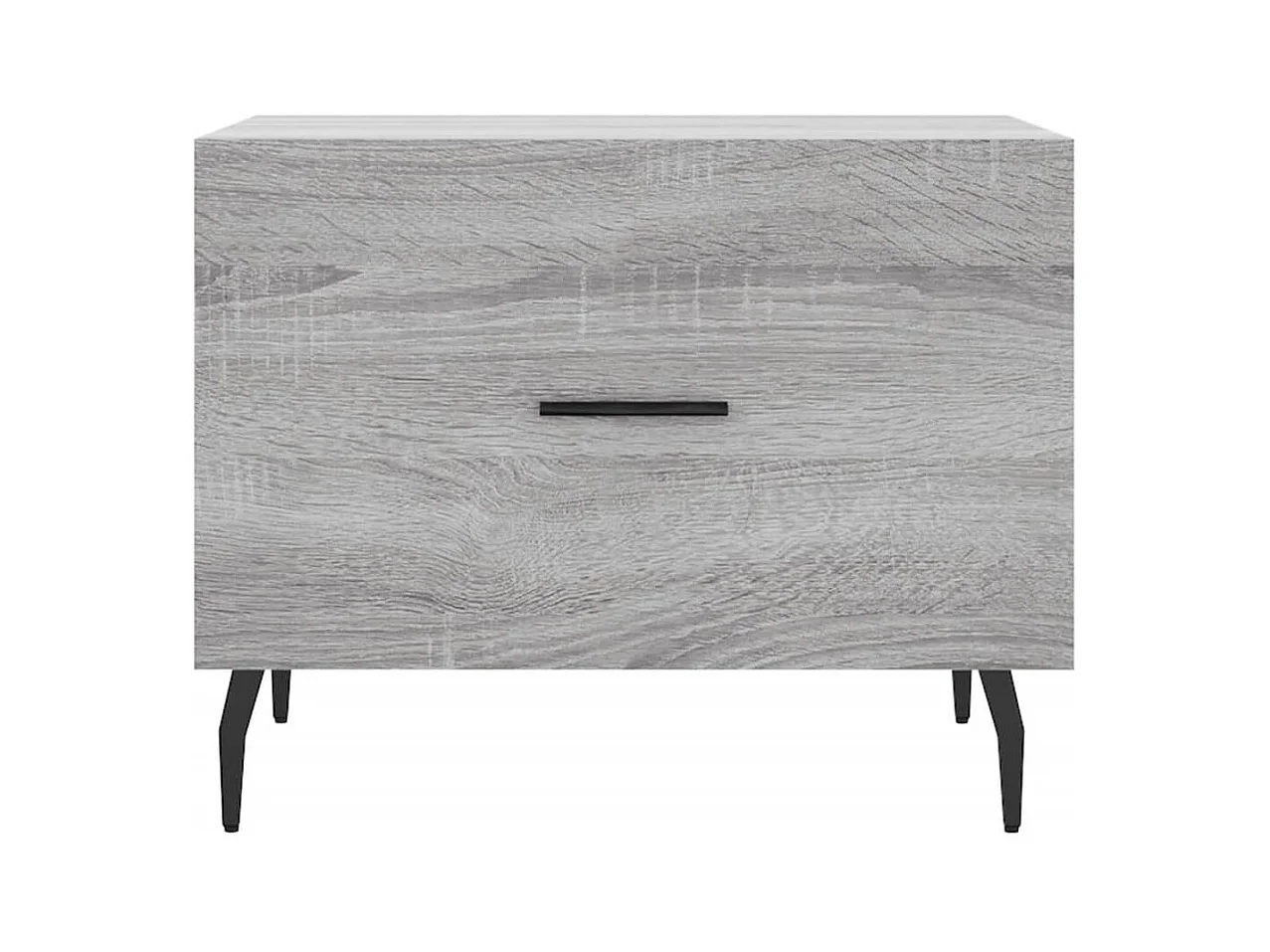 Tables basses 2 pcs sonoma gris 50x50x40 cm bois d'ingénierie