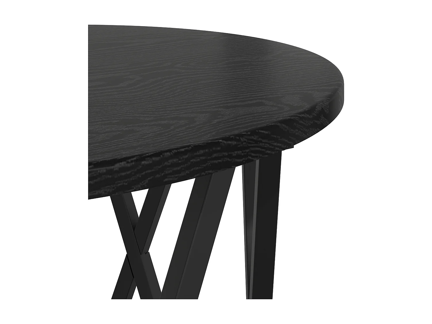 Mesas auxiliares apilables 2 piezas Madera de roble negro