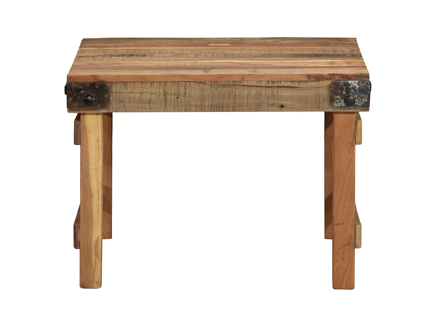 Table basse 55x60x40 cm Bois recyclé