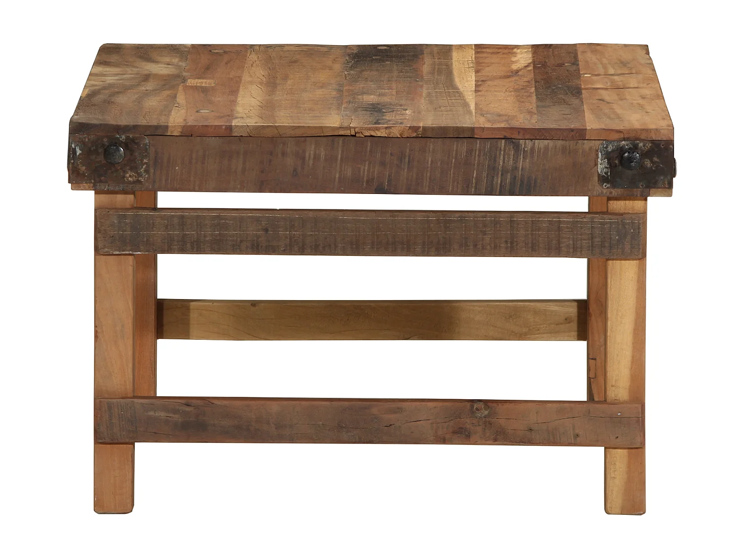 Salontafel 55x60x40 cm Gerecycled hout