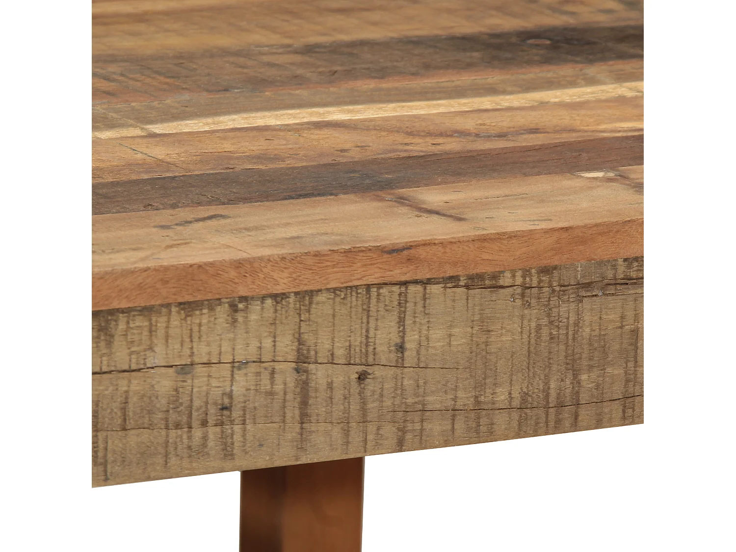 Salontafel 55x60x40 cm Gerecycled hout