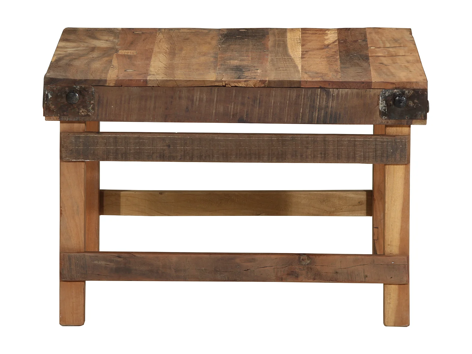 Table basse 55x60x40 cm Bois recyclé