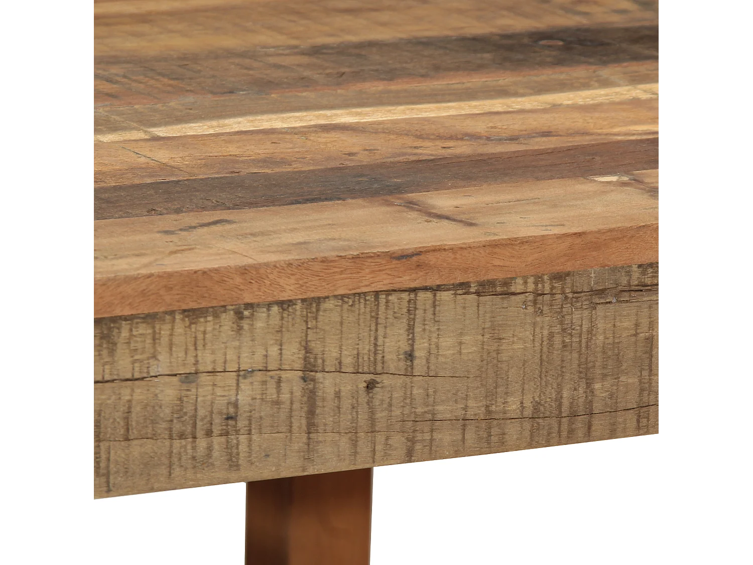 Table basse 55x60x40 cm Bois recyclé