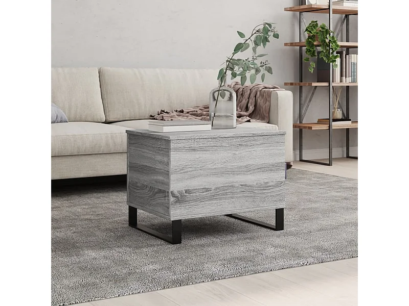 Sonoma salontafel grijs 60x44,5x45 cm Technisch hout