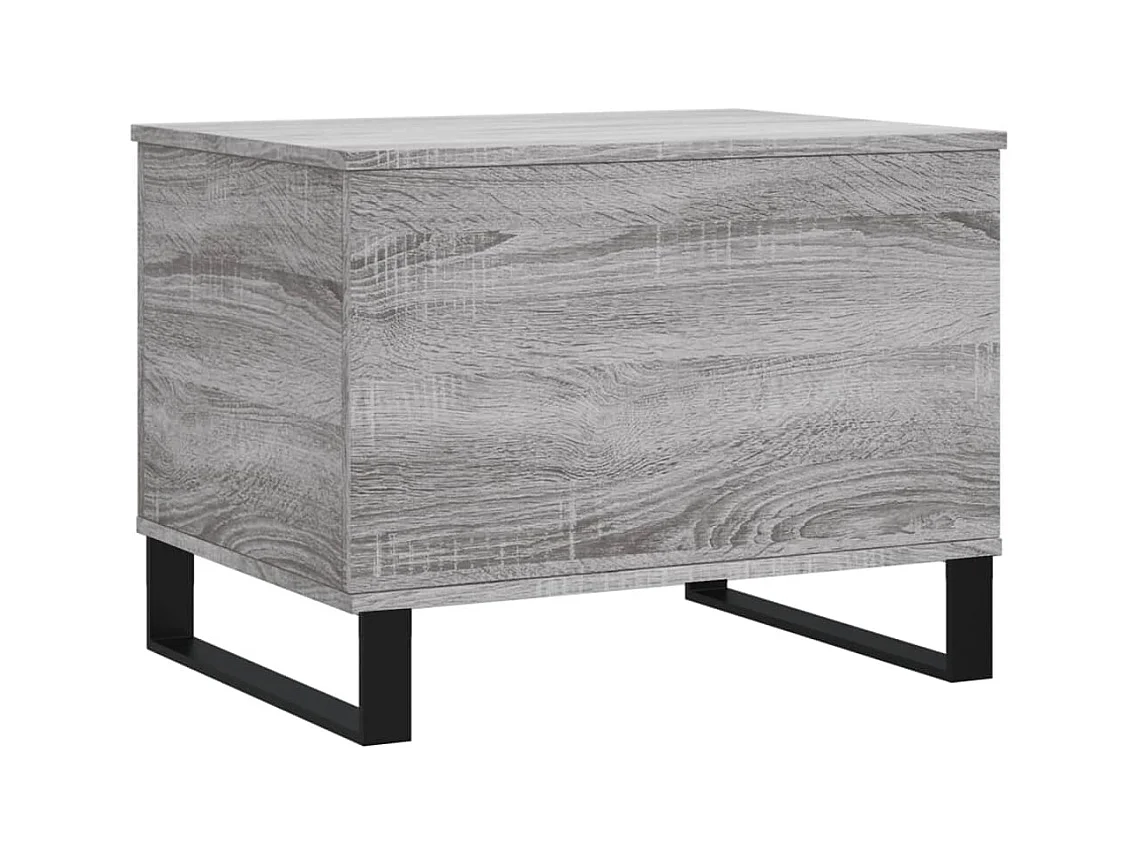 Mesa de centro Sonoma gris 60x44,5x45 cm Madera de ingeniería