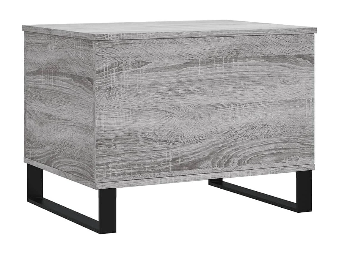Mesa de centro Sonoma gris 60x44,5x45 cm Madera de ingeniería