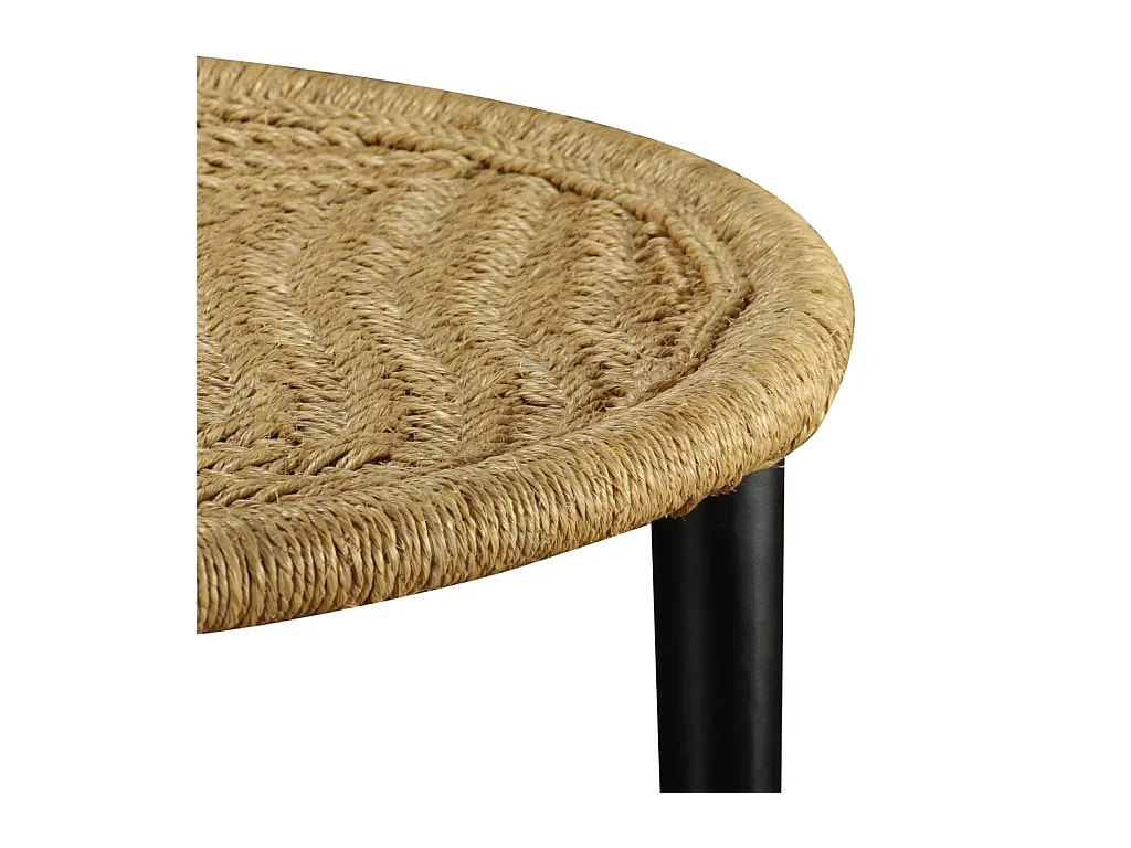 Table basse 2 pcs jute naturelle