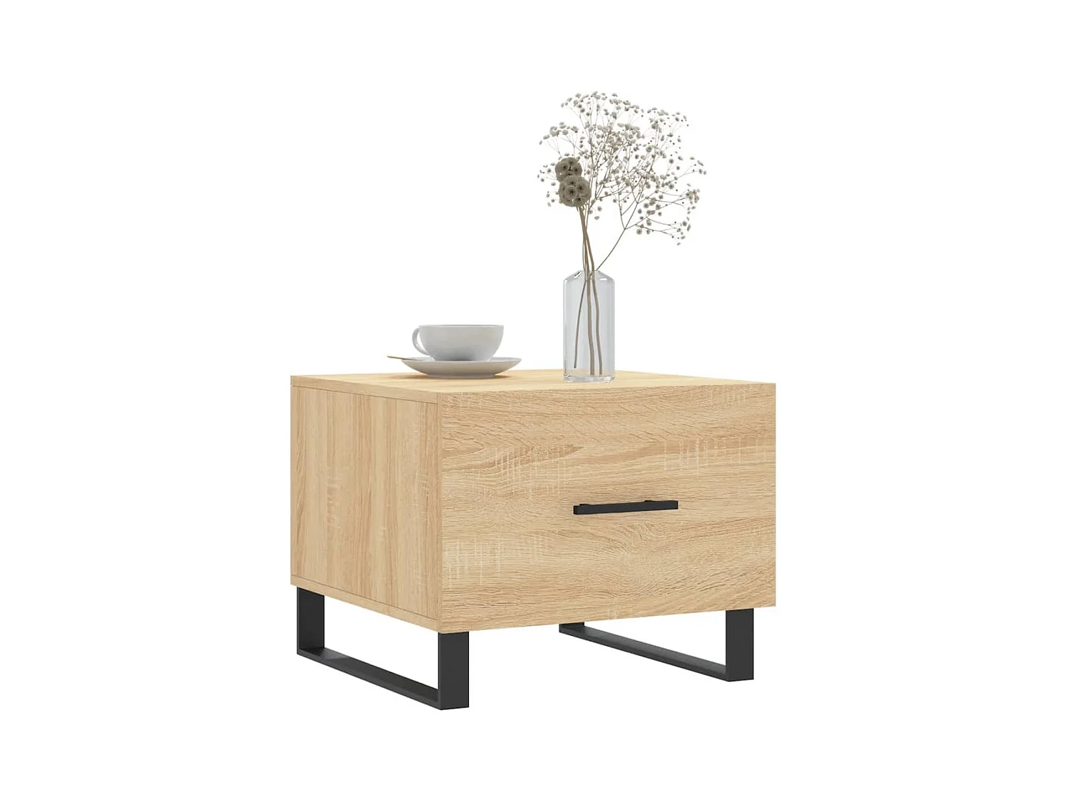 Tables basses 2 pcs chêne sonoma 50x50x40 cm bois d'ingénierie