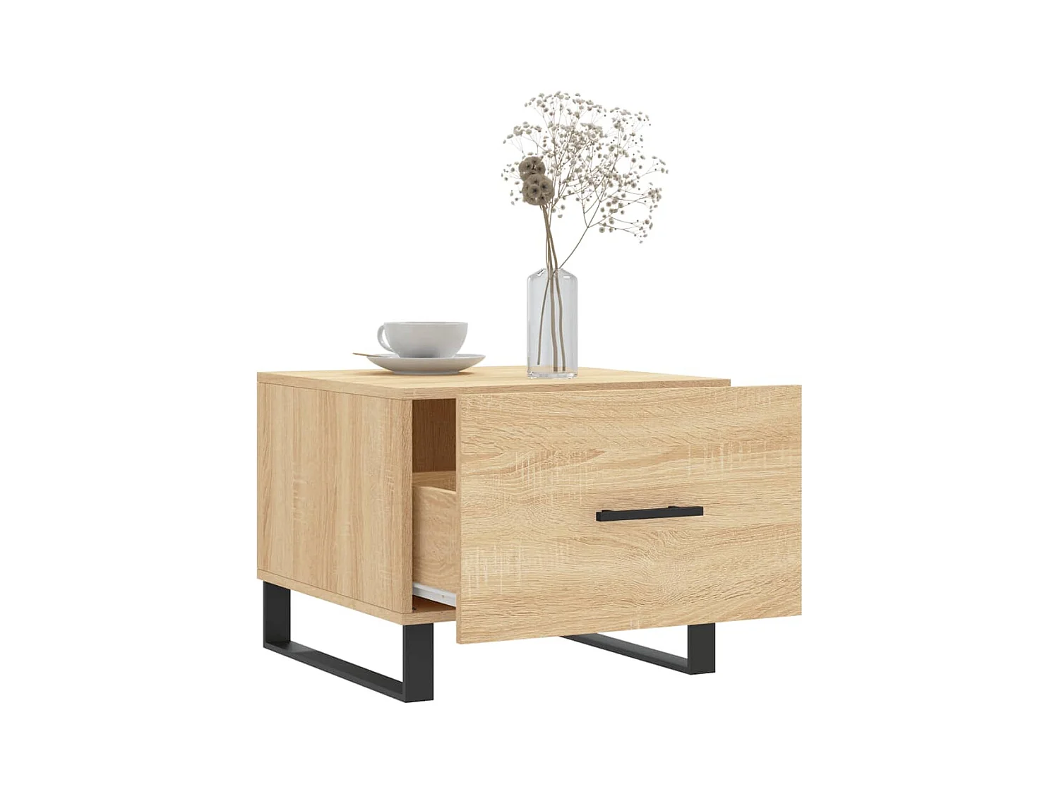 Tables basses 2 pcs chêne sonoma 50x50x40 cm bois d'ingénierie