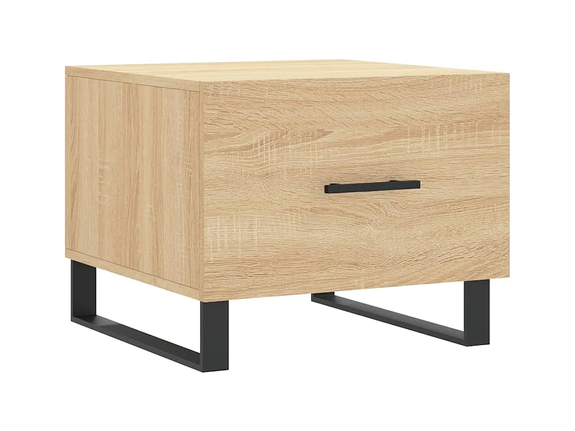 Tables basses 2 pcs chêne sonoma 50x50x40 cm bois d'ingénierie