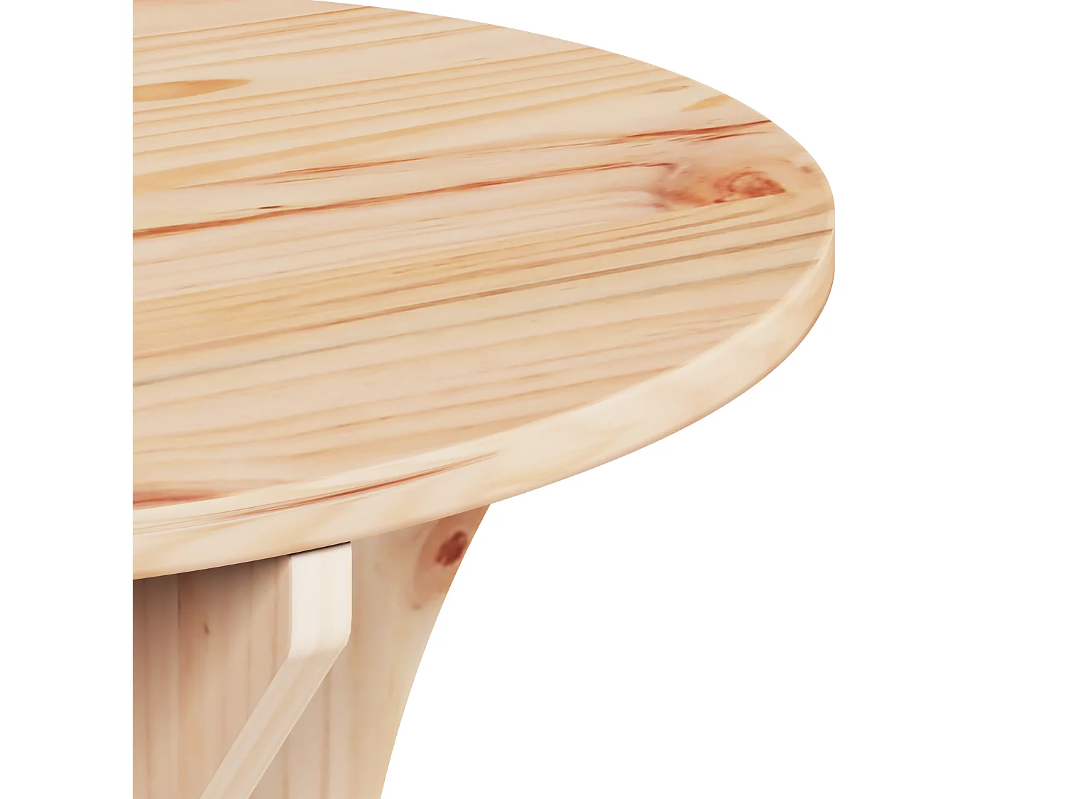 Table basse 2 pcs Naturel 46 x 46 x 47 cm Bois de pin massif