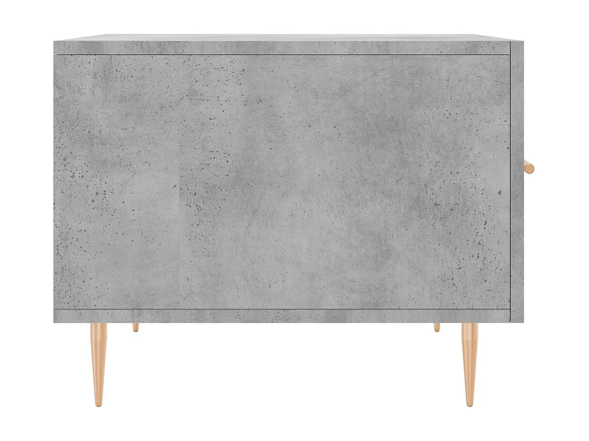 Tables basses 2 pcs gris béton 50x50x40 cm bois d'ingénierie