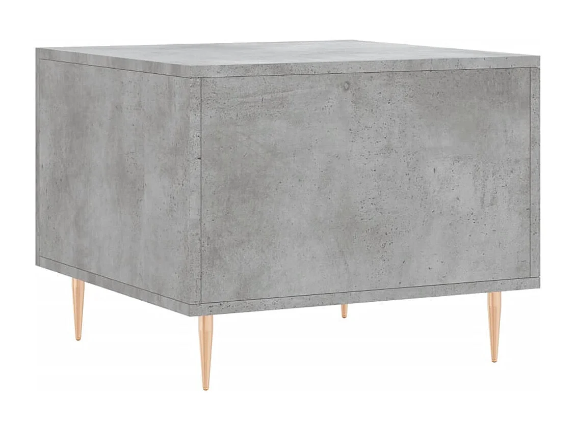 Tables basses 2 pcs gris béton 50x50x40 cm bois d'ingénierie