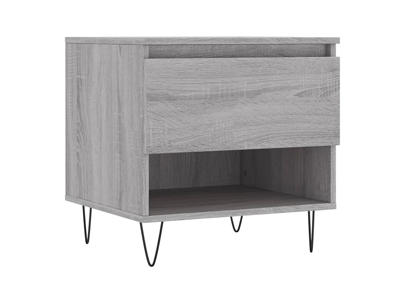 Tables basses 2 pcs sonoma gris 50x46x50 cm bois d'ingénierie