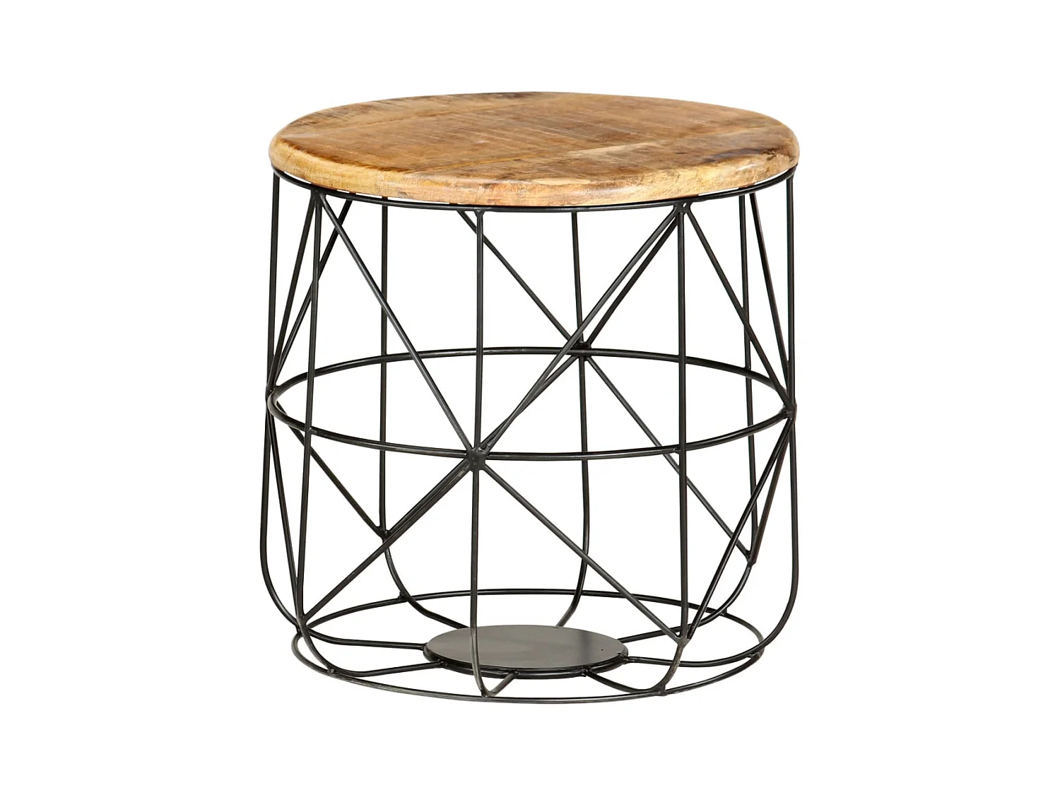 Tables basses 2 pcs Bois solide de manguier