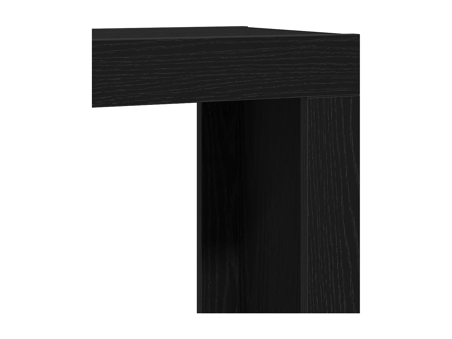 Tables basses gigognes 3 pcs en bois d'ingénierie noir