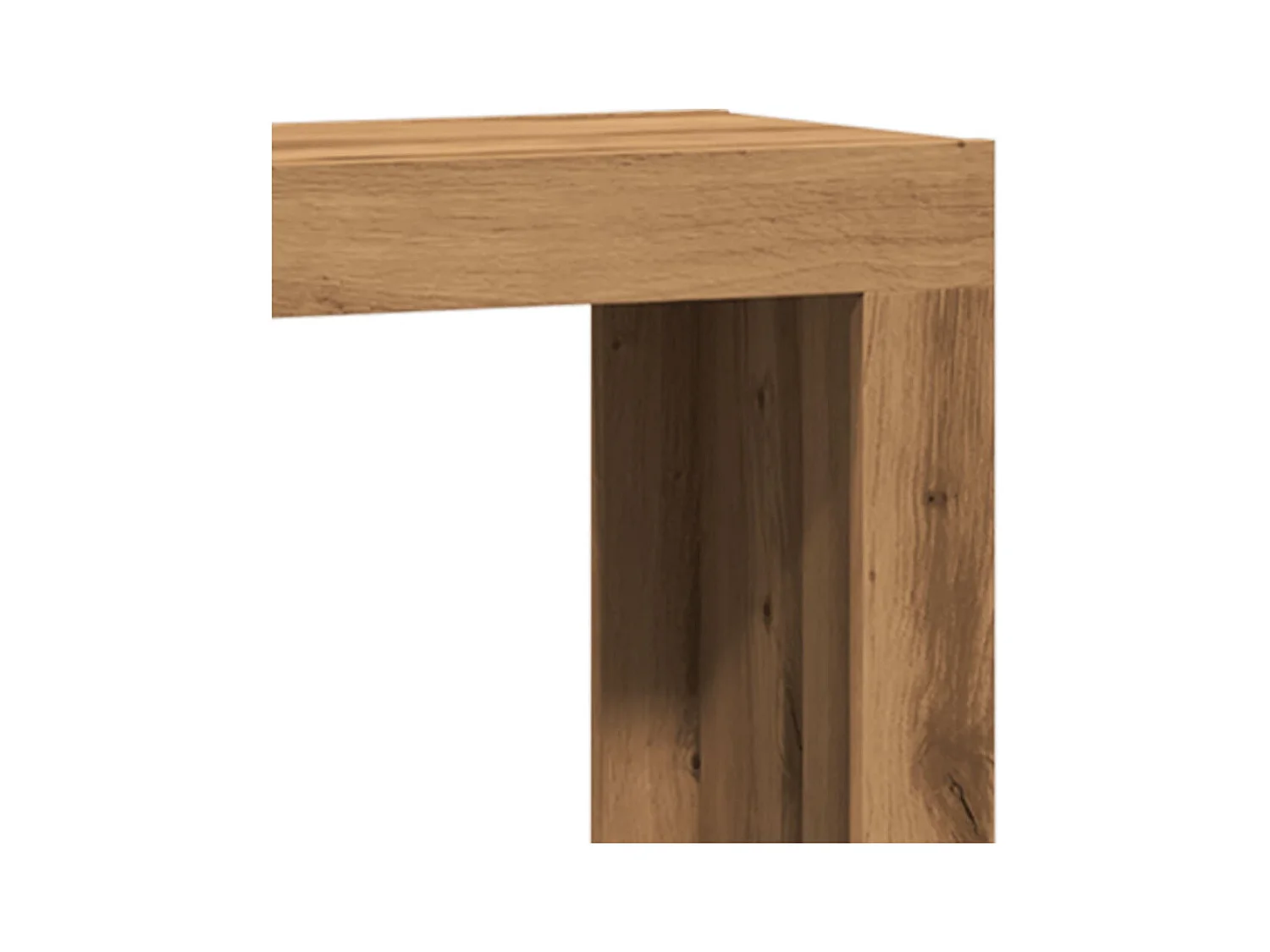 Tavolini da caffè impilabili 3 pezzi in rovere lavorato a mano in legno ingegnerizzato