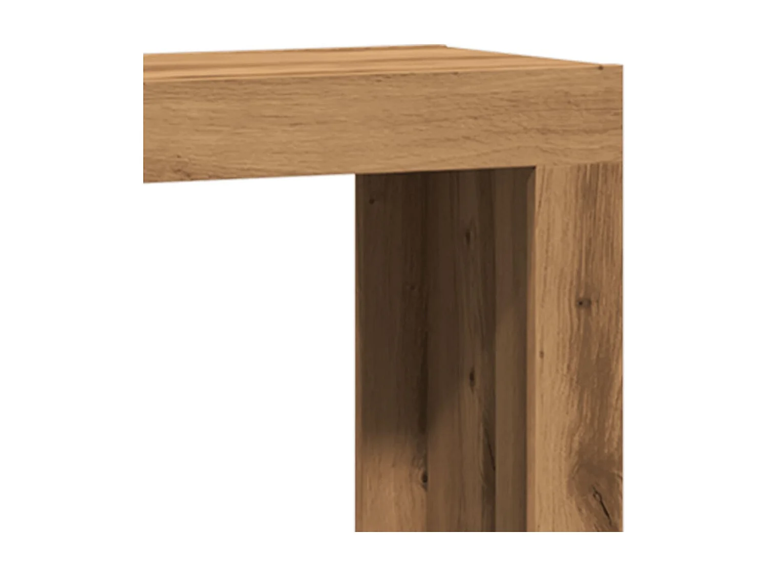 Mesas de centro nido de 3 piezas, hechas a mano en madera de roble.