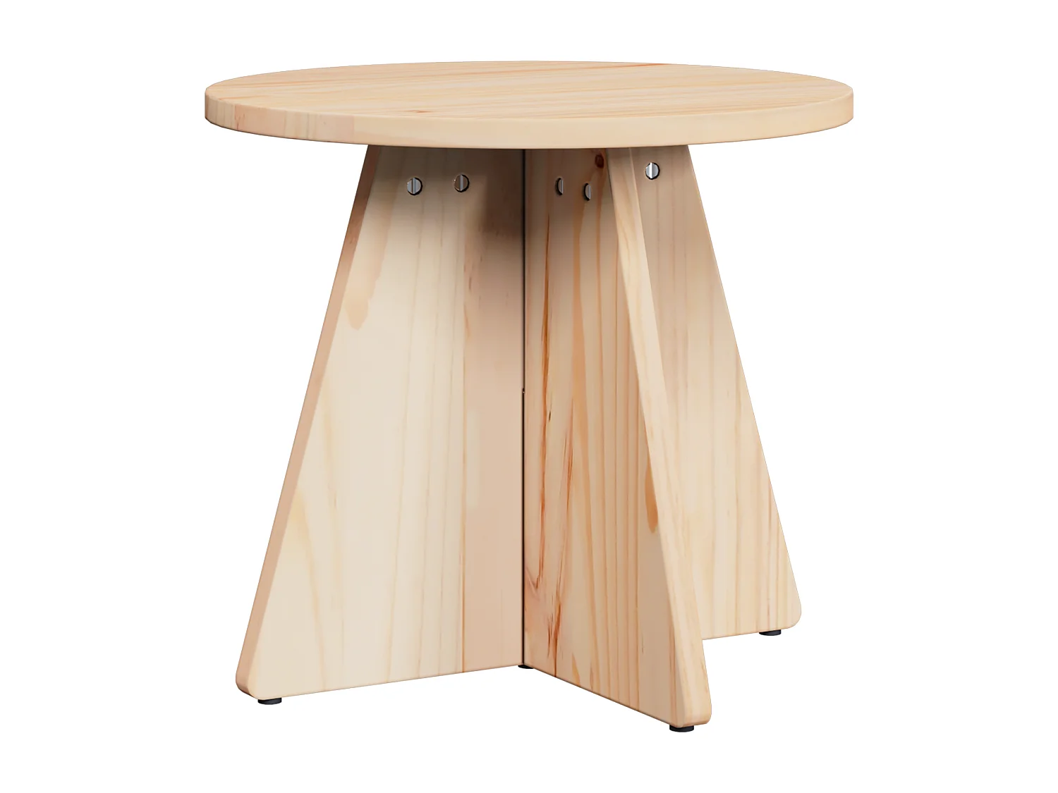 Salontafel 3 stuks Naturel 49 x 49 x 30 cm Massief grenenhout