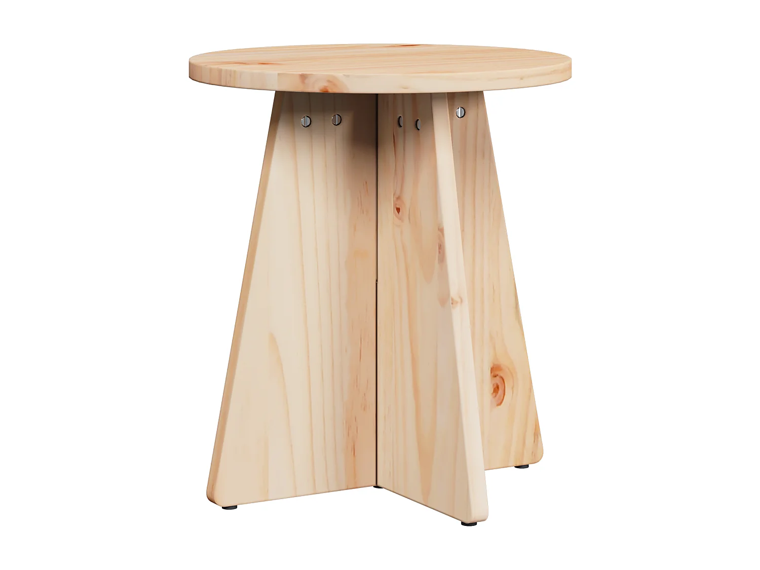 Salontafel 3 stuks Naturel 49 x 49 x 30 cm Massief grenenhout