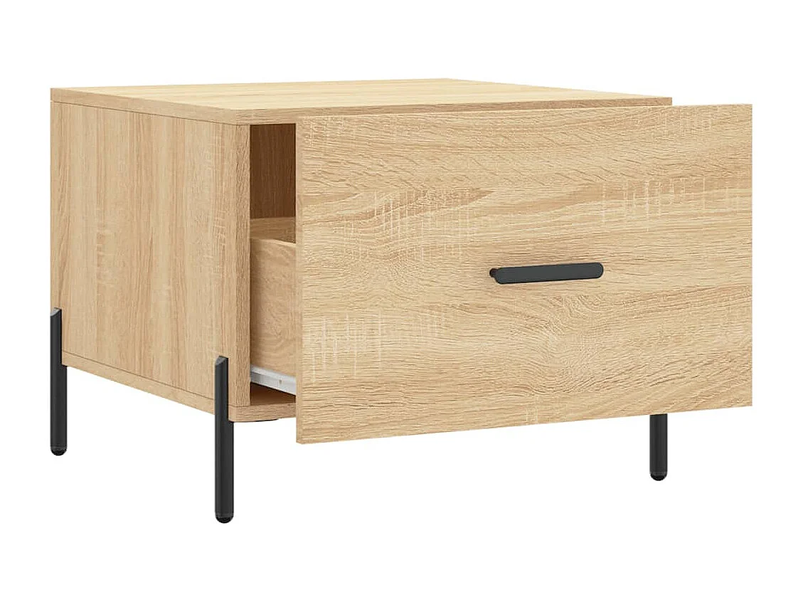 Tables basses 2 pcs chêne sonoma 50x50x40 cm bois d'ingénierie