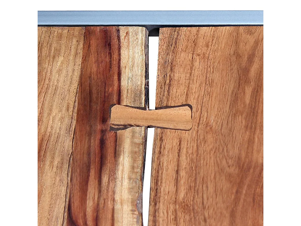 Ensemble de table basse 2 pièces Bois d'acacia massif