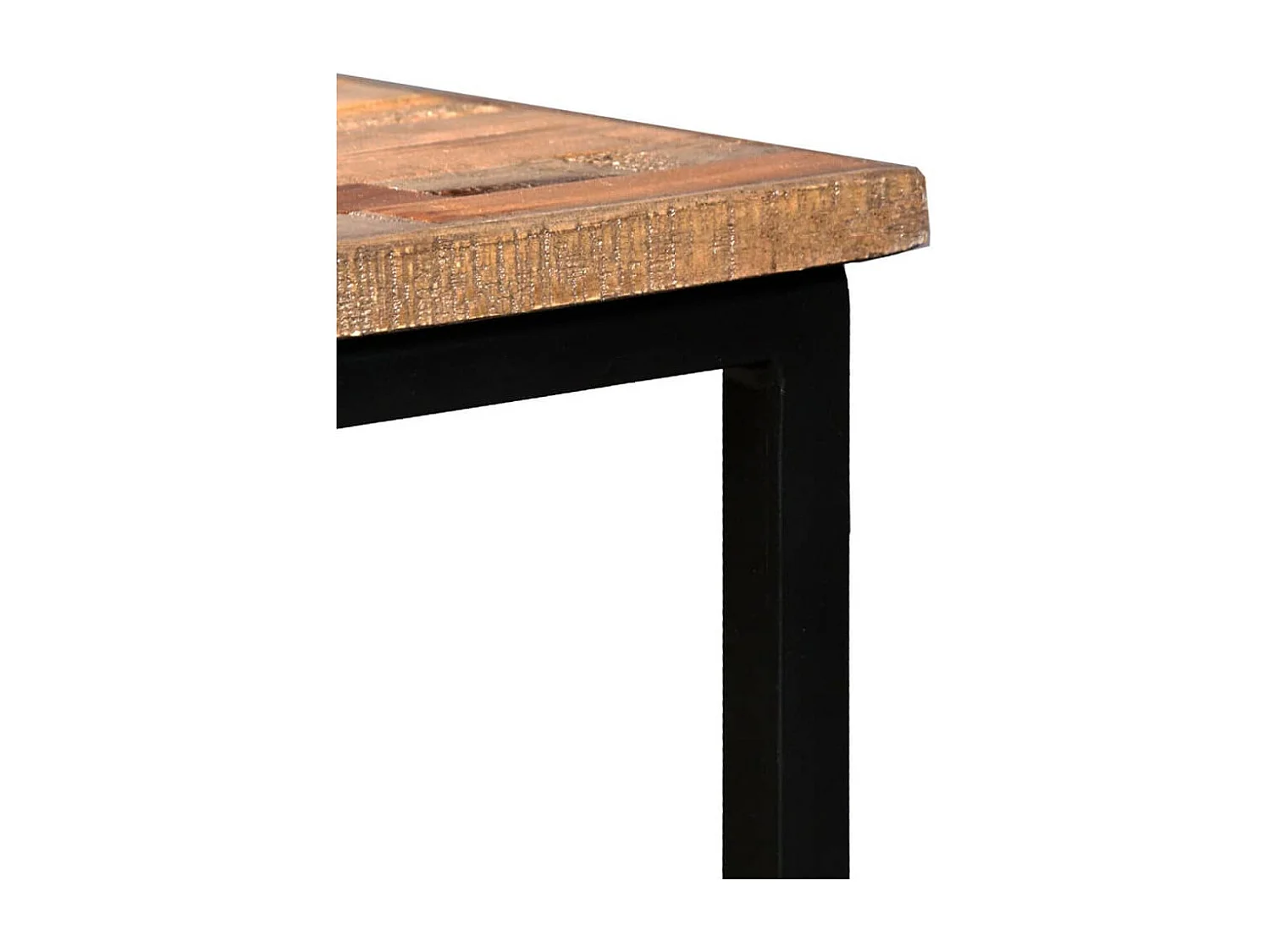 Ensemble de table basse gigogne 3 pcs Teck massif récupération