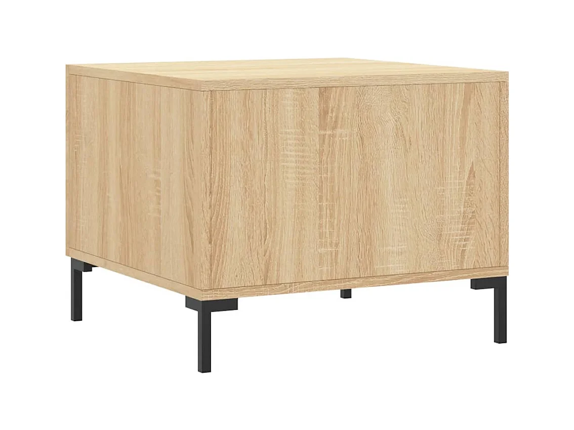 Tables basses 2 pcs chêne sonoma 50x50x40 cm bois d'ingénierie