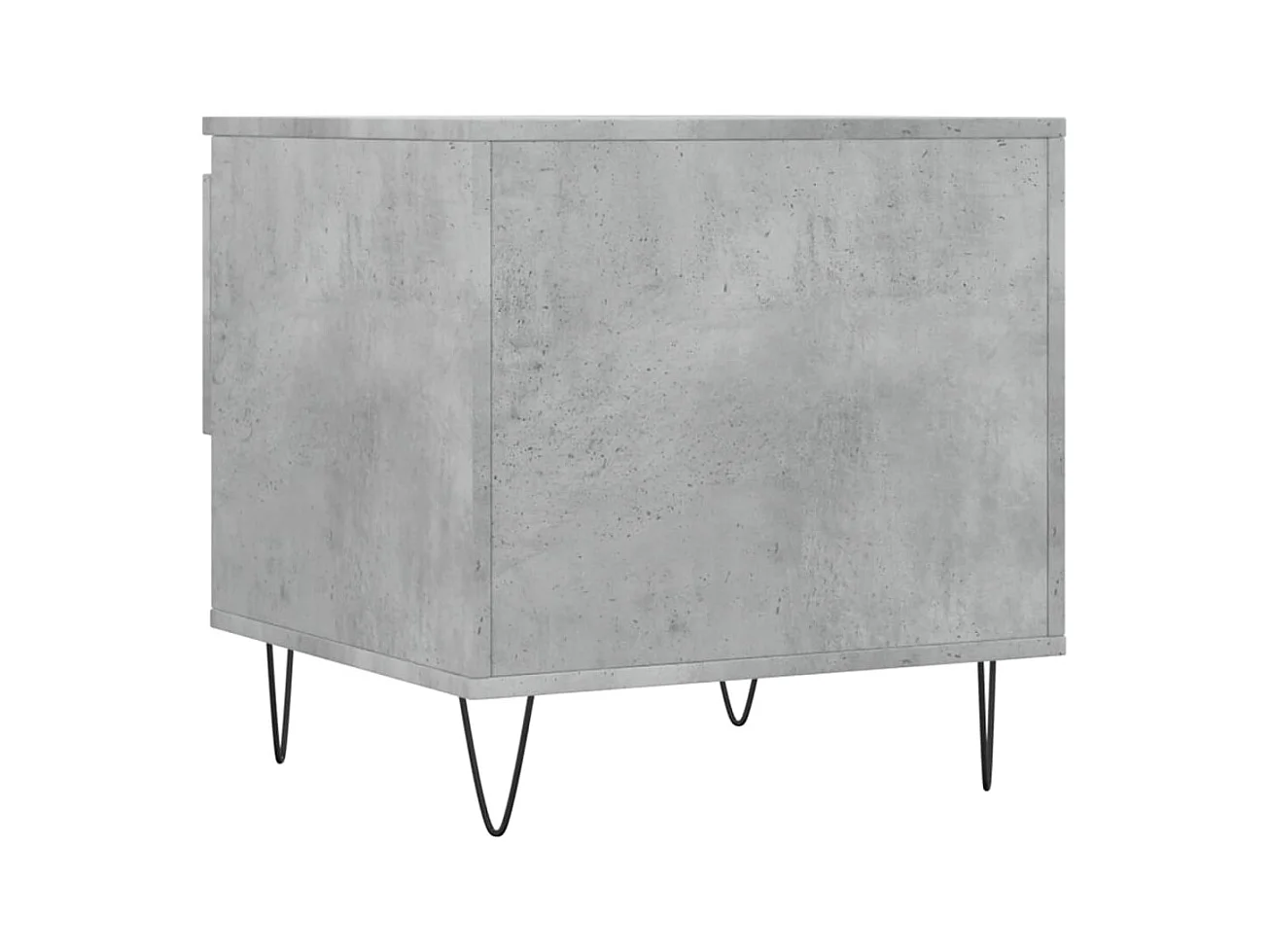 Tables basses 2 pcs gris béton 50x46x50 cm bois d'ingénierie