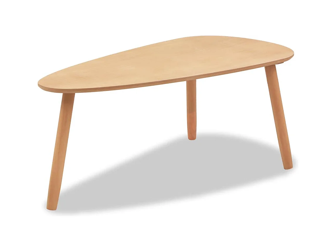 Ensemble de tables basses 2 pcs Bois de pin massif Marron