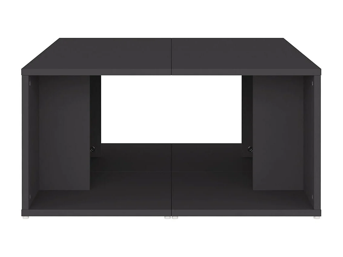 Tables basses 4 pcs gris 33x33x33 cm bois d'ingénierie