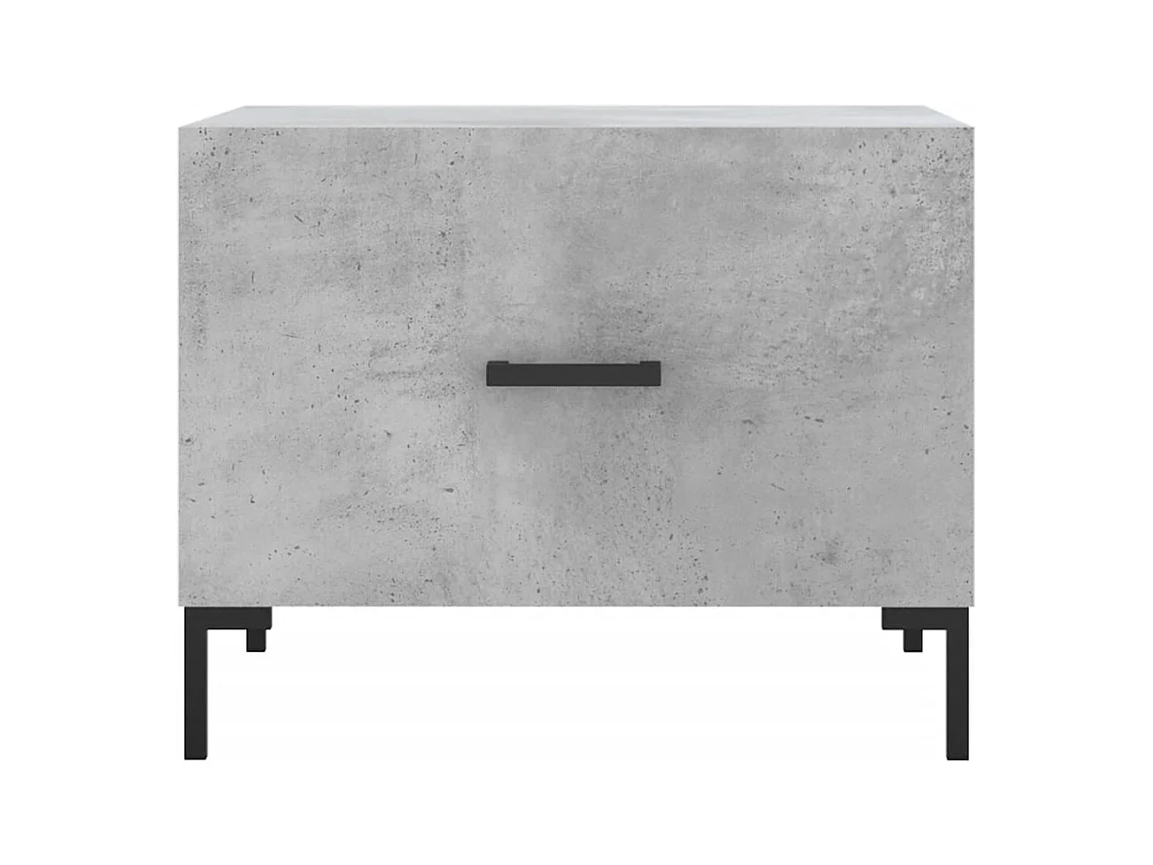 Tables basses 2 pcs gris béton 50x50x40 cm bois d'ingénierie