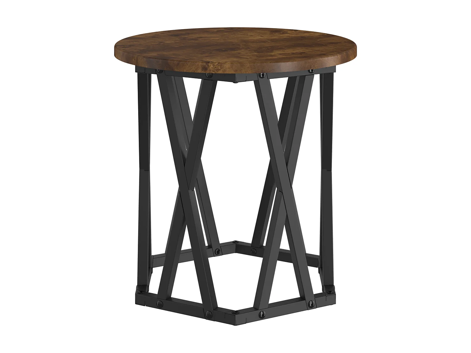 Tables d'appoint gigognes 2 pcs Chêne fumé en bois d'ingénierie