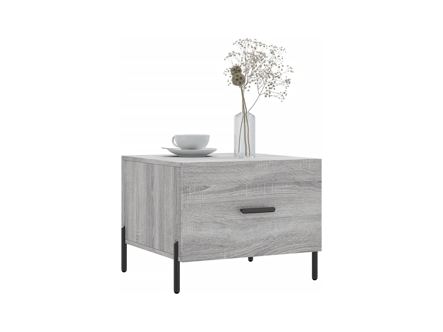 Mesas de centro 2 piezas gris sonoma 50x50x40 cm madera de ingeniería