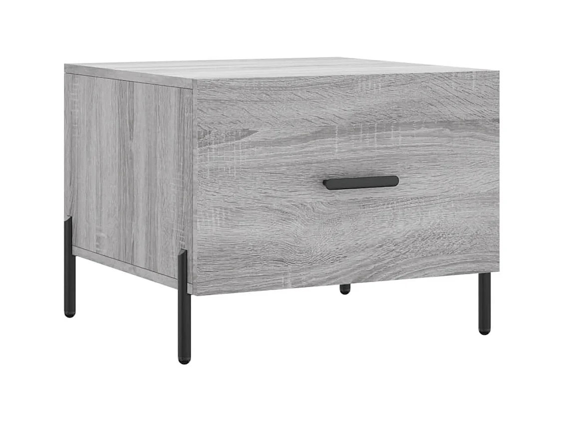 Mesas de centro 2 piezas gris sonoma 50x50x40 cm madera de ingeniería