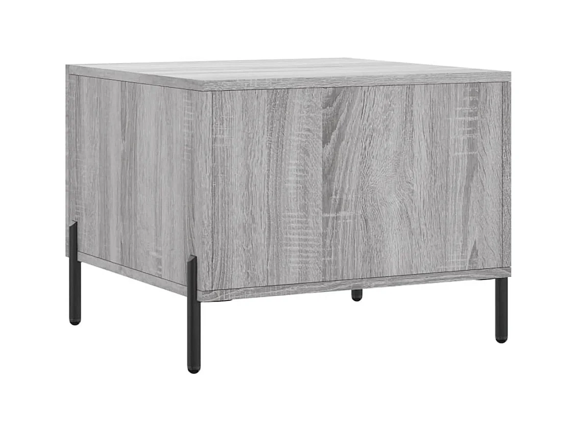 Mesas de centro 2 piezas gris sonoma 50x50x40 cm madera de ingeniería