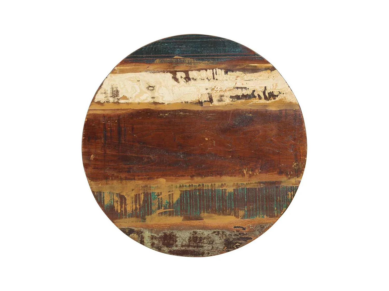 Bijzettafels 2 stuks Massief gerecycled hout