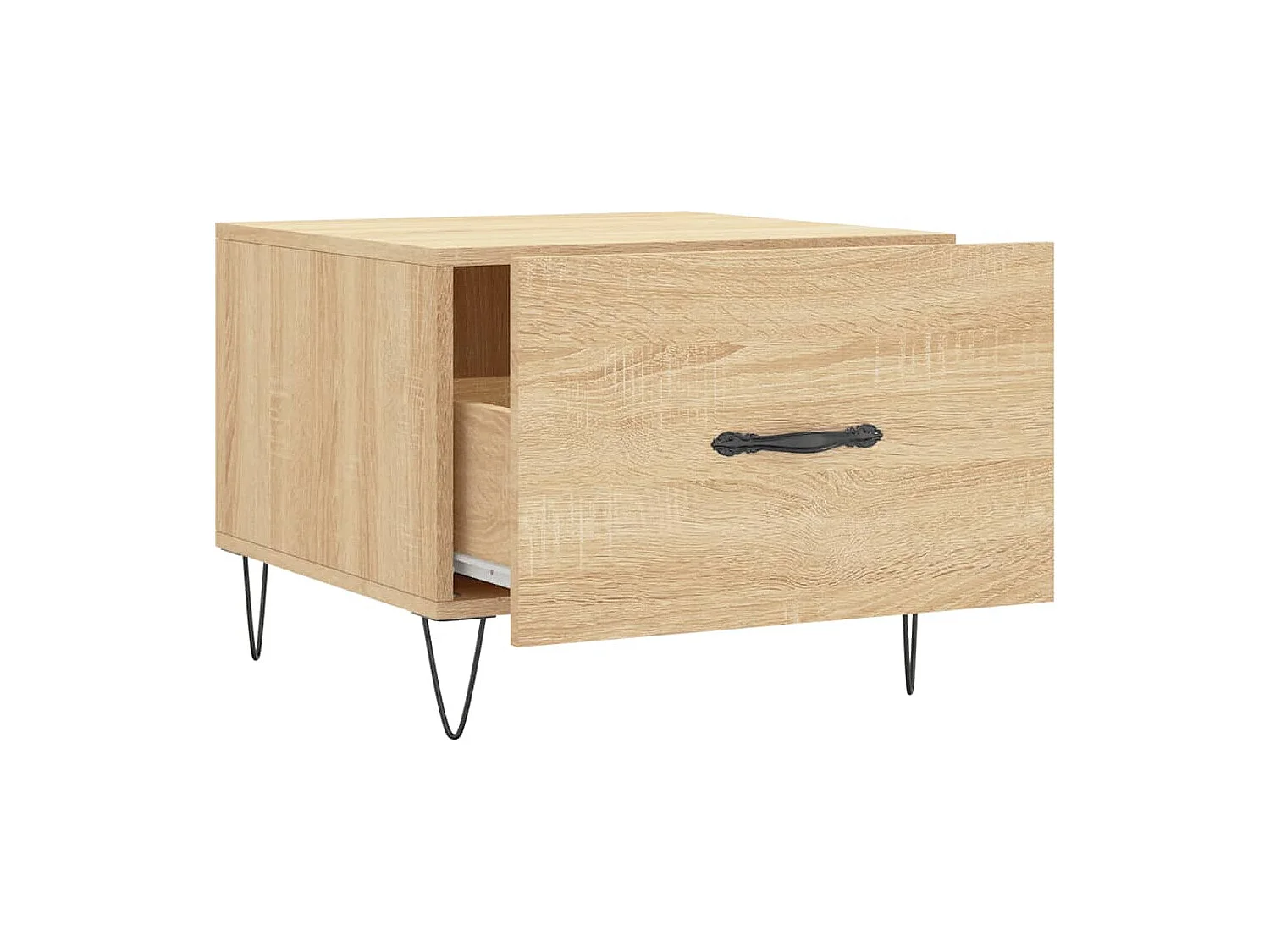 Tables basses 2 pcs chêne sonoma 50x50x40 cm bois d'ingénierie