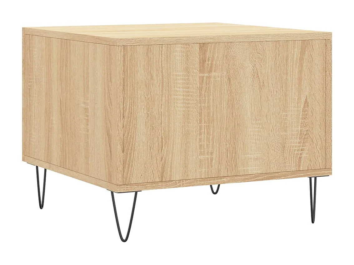 Tables basses 2 pcs chêne sonoma 50x50x40 cm bois d'ingénierie